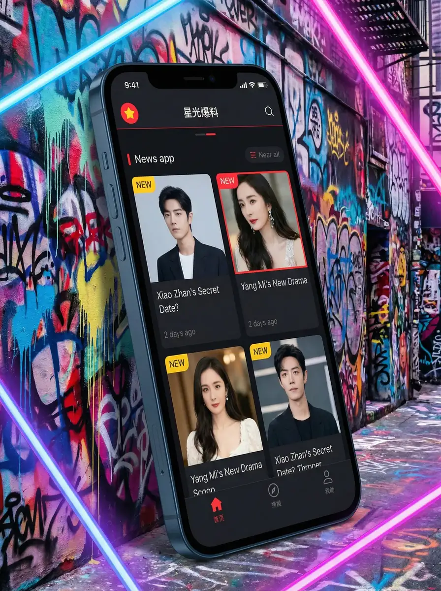 李多海礼服内的卫生纸 APP界面展示 - 掌上吃瓜神器
